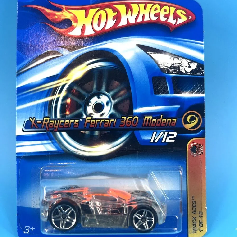 Hot Wheels 2006 Track Aces Series #114 X-Raycers Ferrari 360 Modena Clear w PR5s